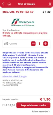 Busitalia Veneto android App screenshot 4